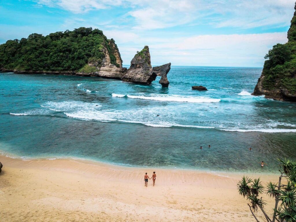 Atuh Beach Cliff Point