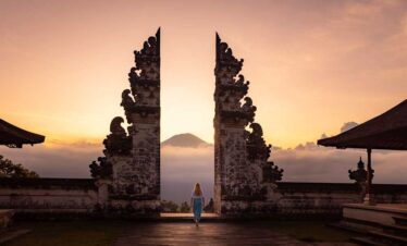Gates of Heaven at Lempuyang Temple