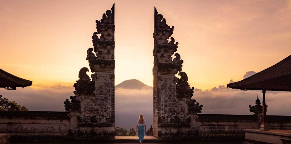 Gates of Heaven at Lempuyang Temple
